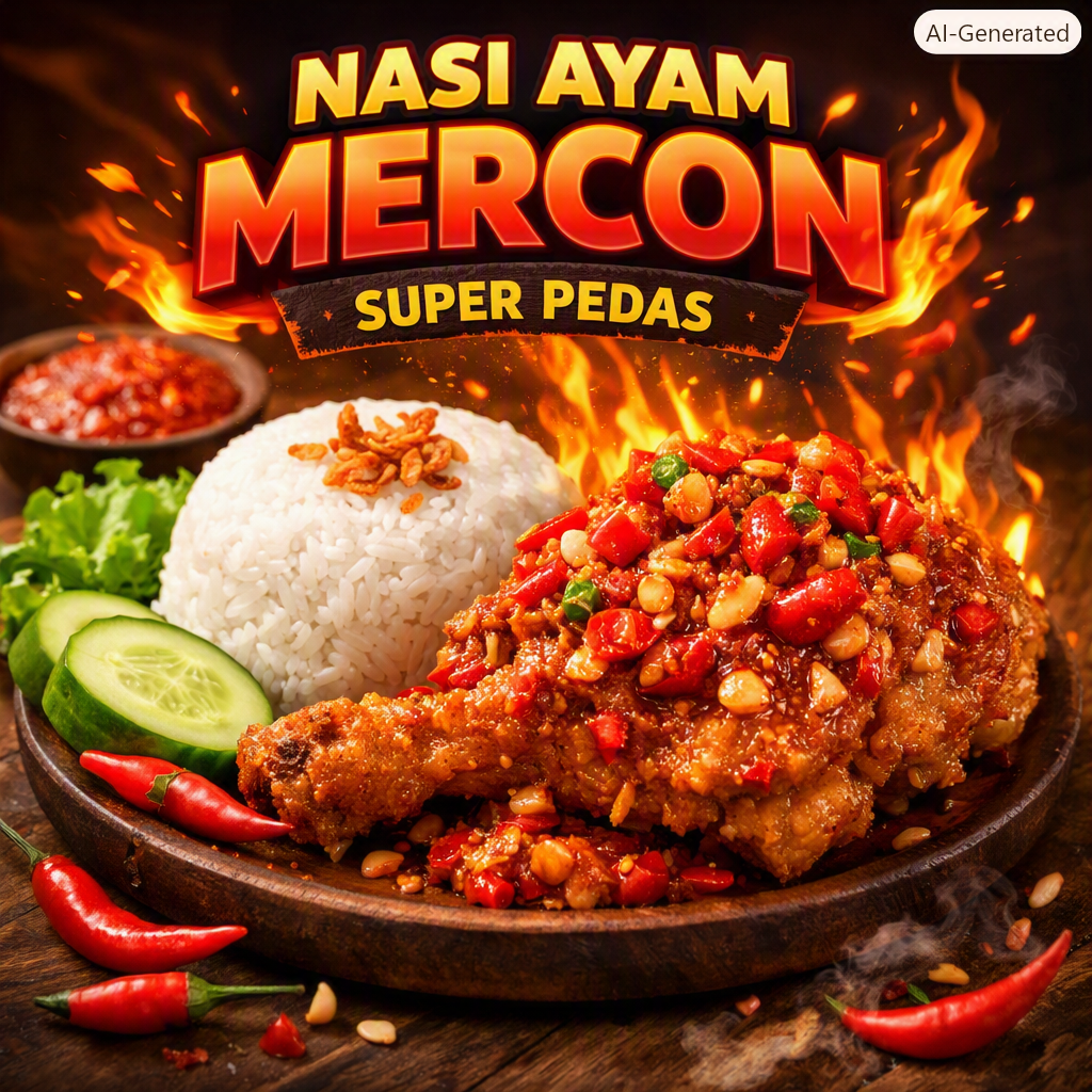 Nasi Ayam Mercon